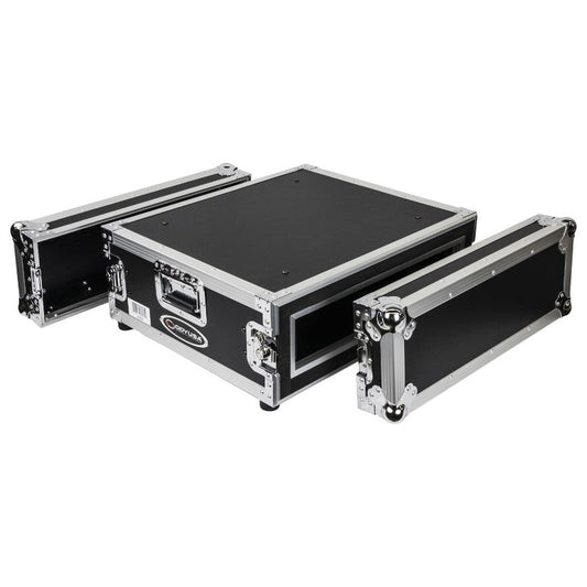 Odyssey FZS02 2U Shock Mount Rack Flight Case deconstructed