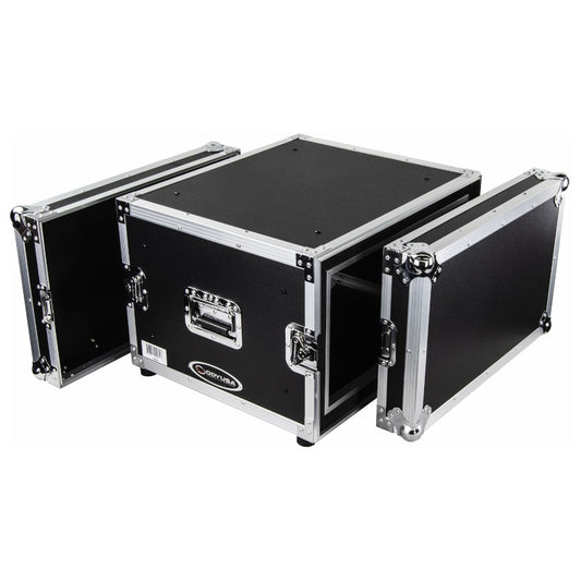 Odyssey FZS06 6U Shock Mount Rack Flight Case deconstructed