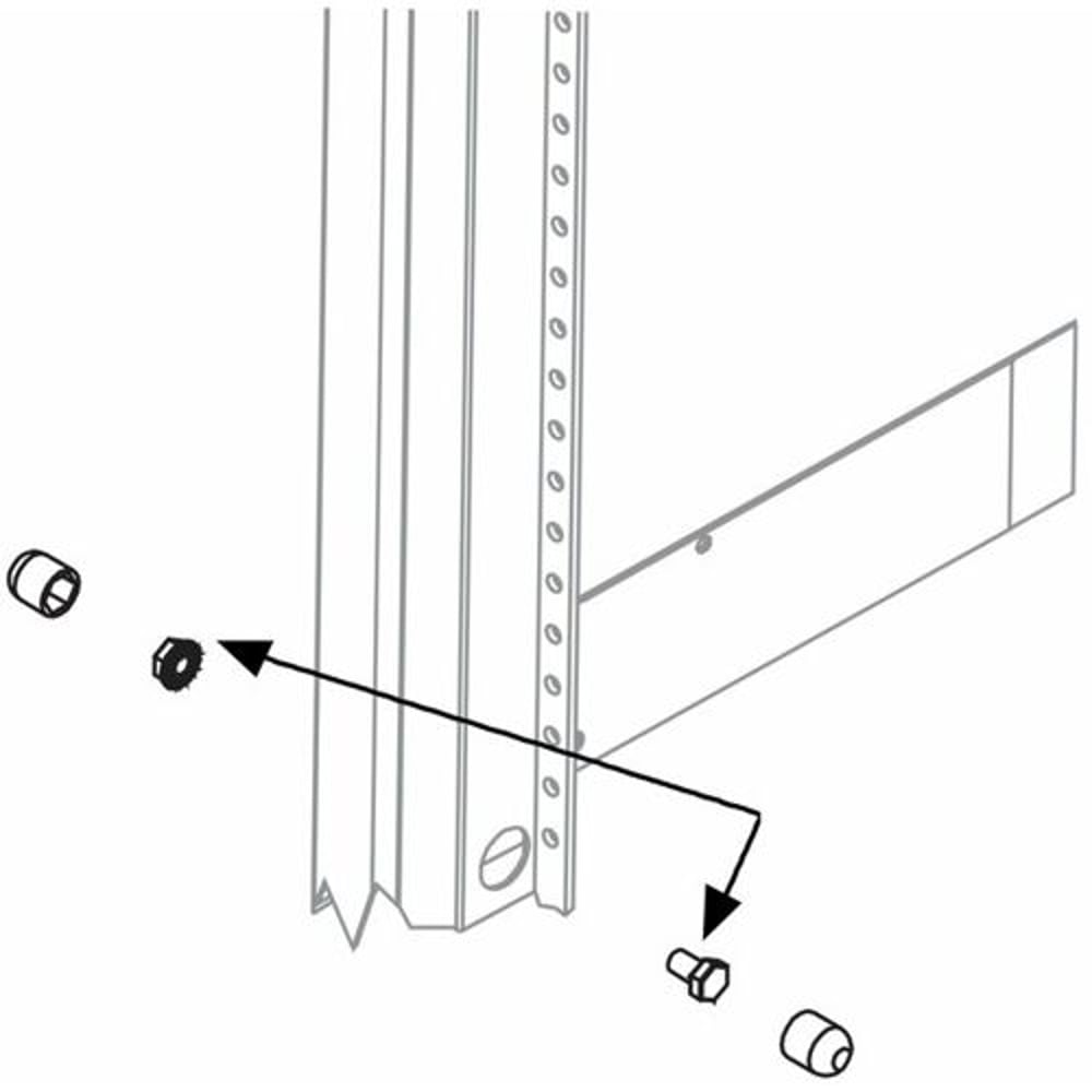 Middle Atlantic GANG-10T Threaded Rack Ganging Hardware For 10 Racks