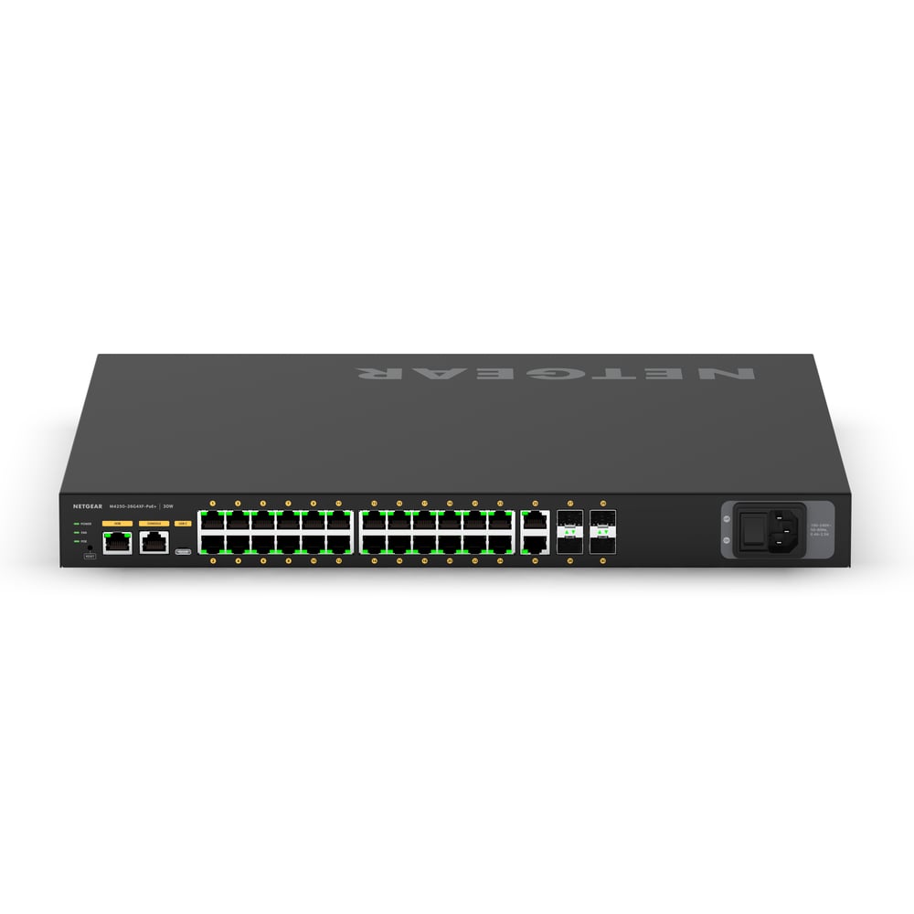 NETGEAR GSM4230PX-TAANAS M4250-26G4Xf-Poe+ Managed Switch