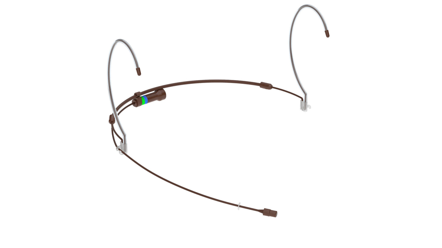 Countryman H6 Directional Headset Microphone For Shure | TA4F (SL) | Medium Gain | Cocoa