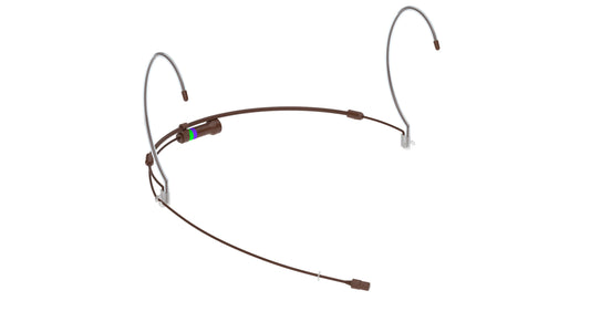 Countryman H6 Directional Headset Microphone For Shure | TA4F (AX) | Low Gain | Cocoa