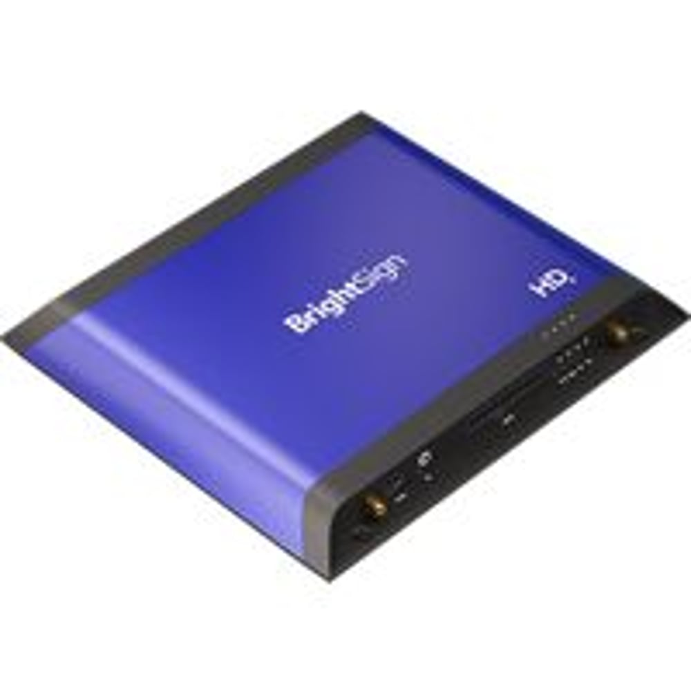 Brightsign HD225 H.265, Delivers 4K60P Video On Hdr, Hmtl5, Standard I/O For Gpio, Ir,