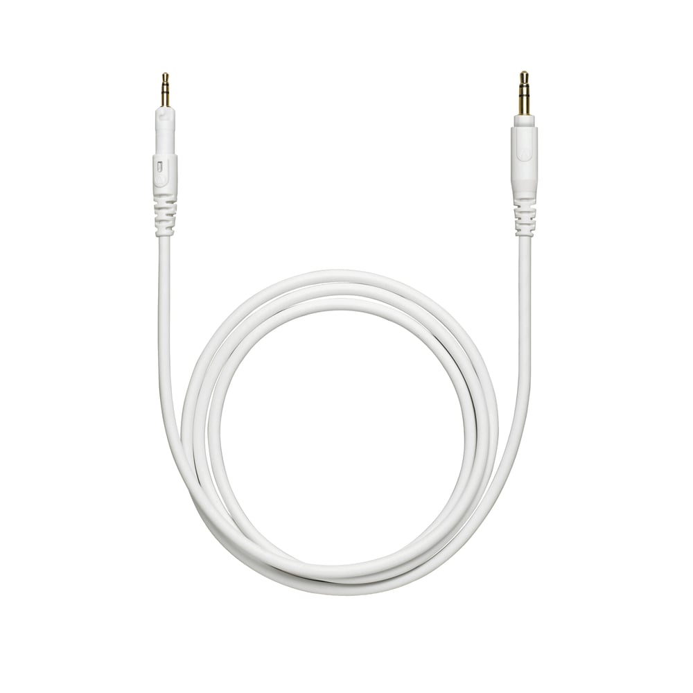 Audio-Technica HP-SC-WH 1.2M (3.9') Straight (White), Replacementcable For Ath-M50Xwh. Includes 6.3 Mm (1
