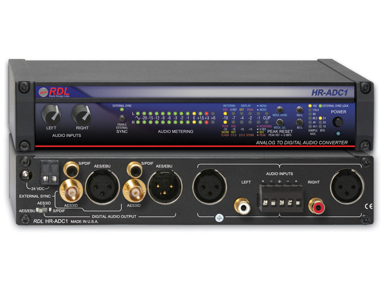 RDL HR-ADC1 Analog to Digital Audio Converter