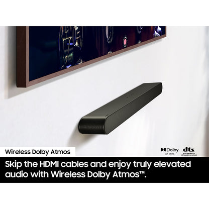 Samsung HW-S60D/ZA 5.0 Channel Soundbar, 200W, Dolby ATMOS, BT, HDMI Out - Black