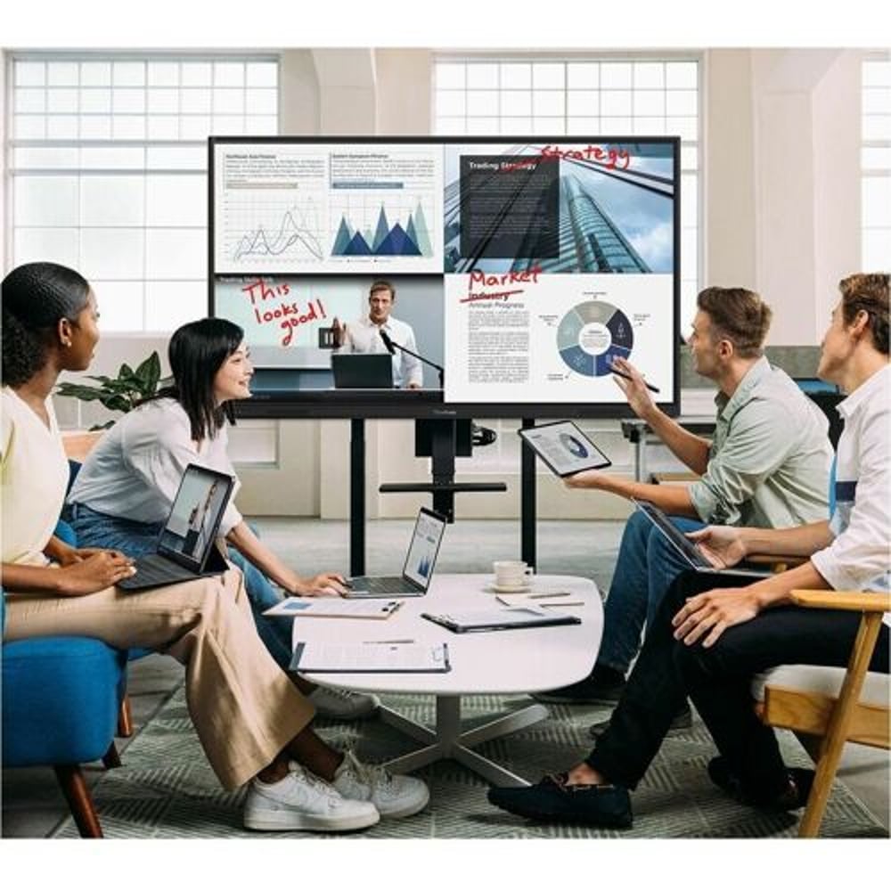 VIEWSONIC IFP75G1 75" Viewboard 4K Interactive Flat Panel, 3840X2160 Resolution - No Os