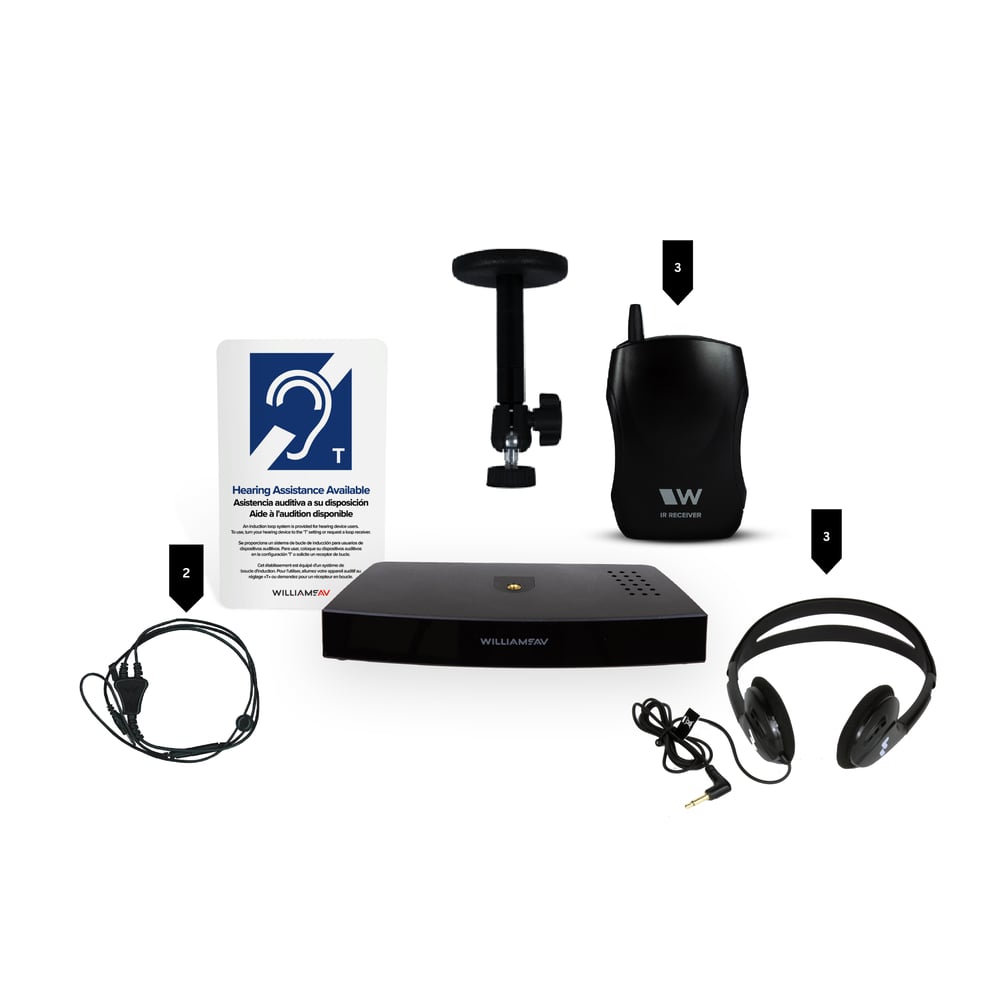 Williams AV IR SYS32-00 Commercial-Grade, Medium-Area Infrared Transmitter System