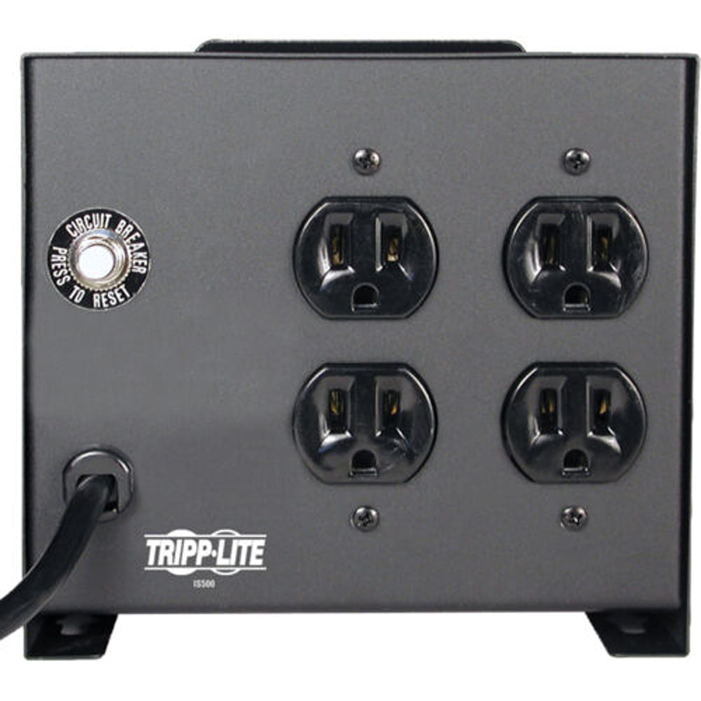 TRIPPLITE IS-500 Isolator Series 120V 500W Isolation Transformer-Based Power Conditioner