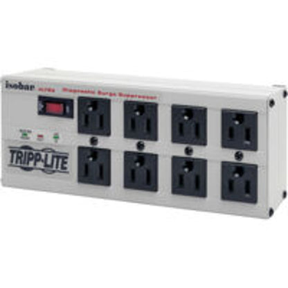 TRIPPLITE ISOBAR8 ULTRA Isobar 8-Outlet Surge Protector, 12 Ft. Cord With Right-Angle Plug