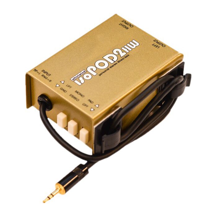 Whirlwind Isopod2HW Hardwired Personal Stereo Direct Box