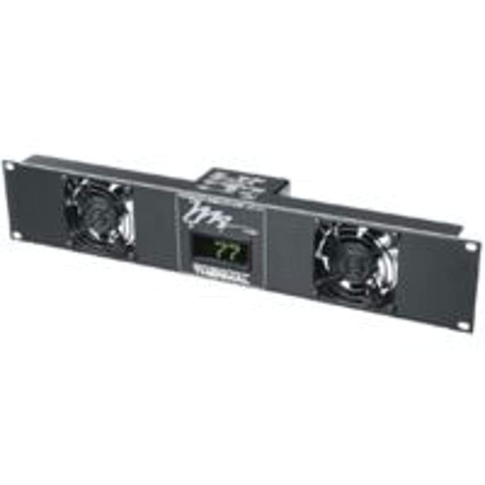 Middle Atlantic IUQFP-2D International 2 Fan Tlt Qfp W/Dsply Blk