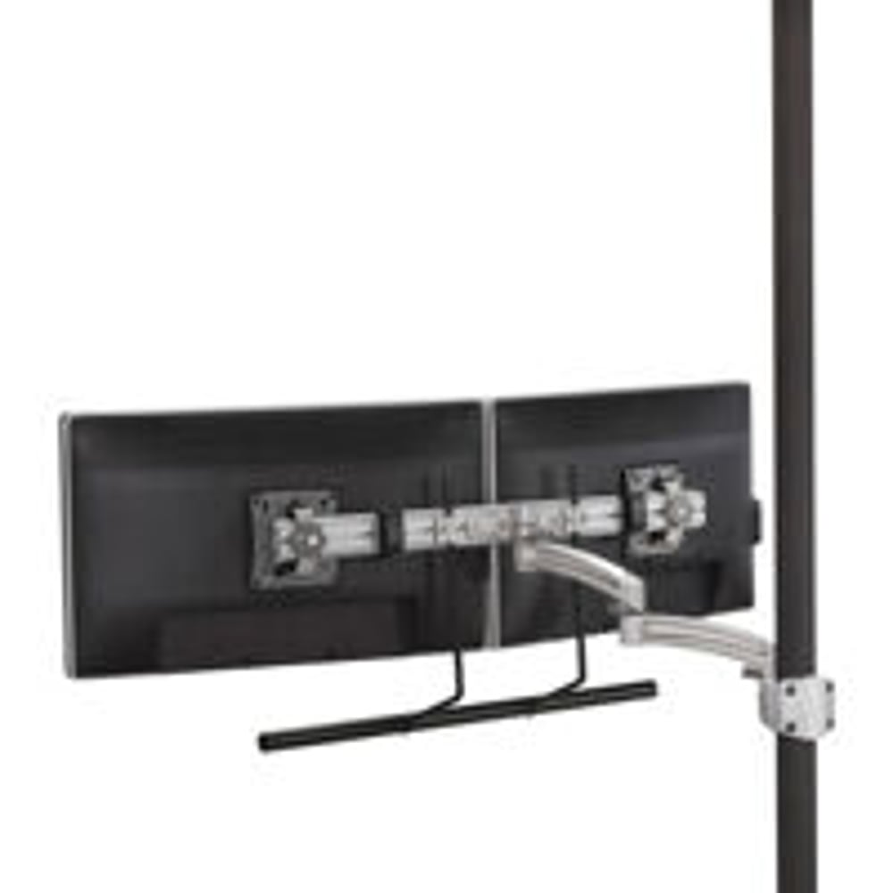 Chief K2P22HS K2 Pole Mnt Dual Disp 2L Arm H-Array, Slv