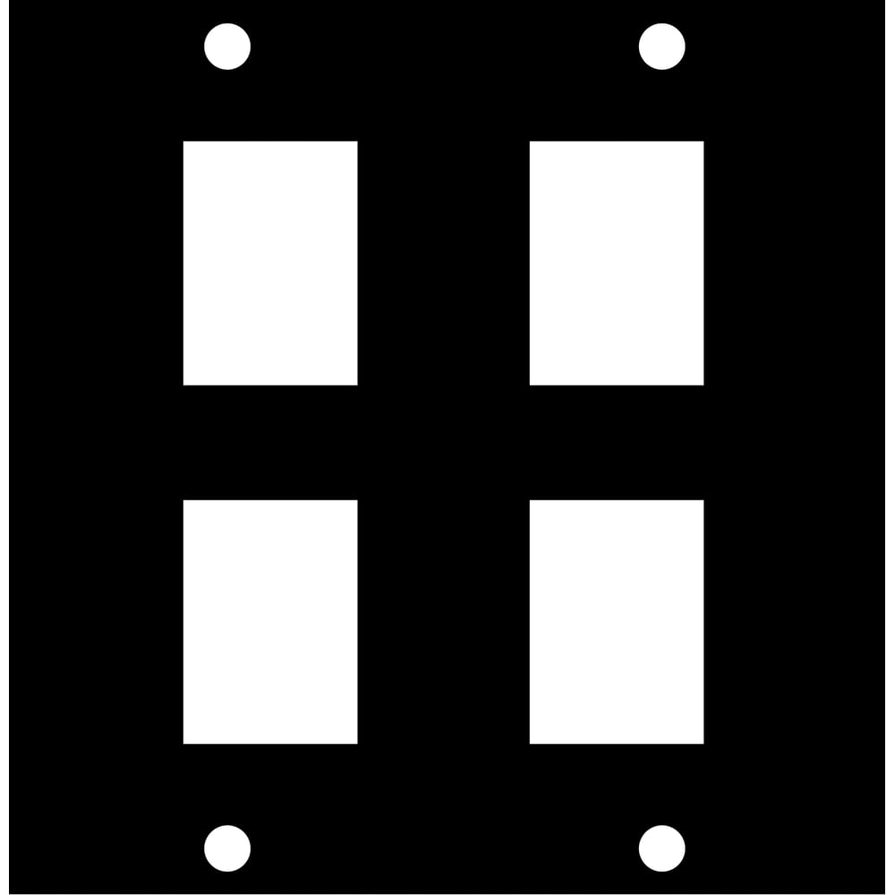 Middle Atlantic KEY-4 Keystone (4) Port Ucp Pnl
