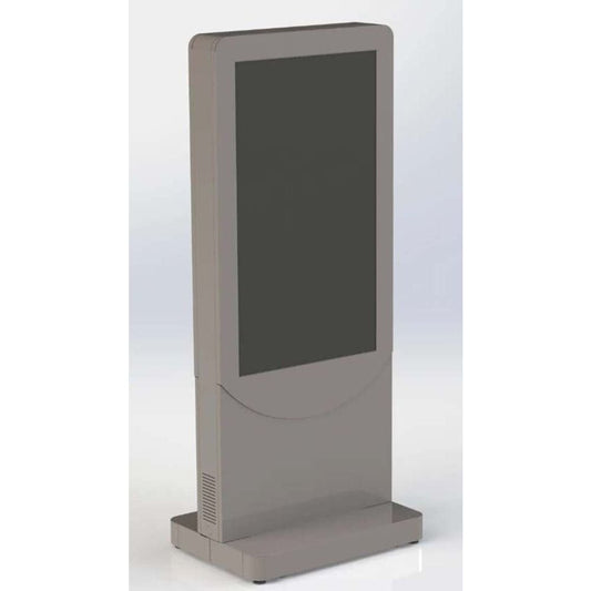 PEERLESS KIPC2555 Floorstanding Portrait Curved Kiosk For 55" Display(Black)
