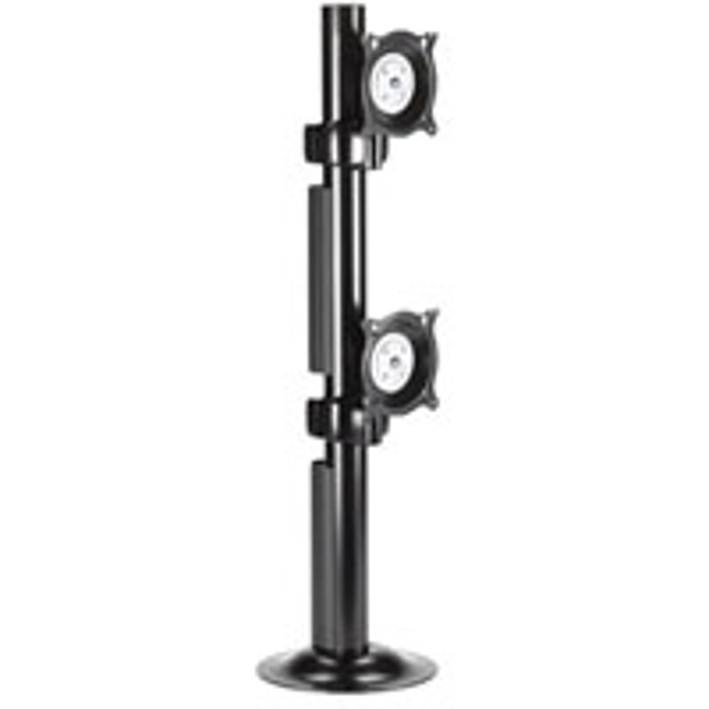 Chief KTG230B Vertical Dual Array Blk Grommet Mount