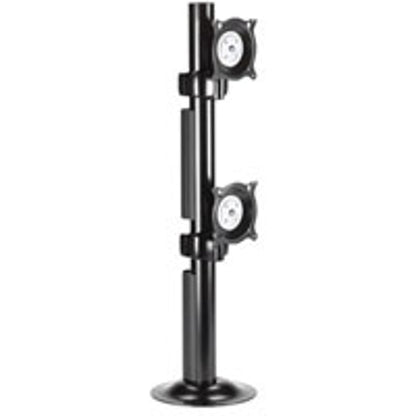 Chief KTG230B Vertical Dual Array Blk Grommet Mount
