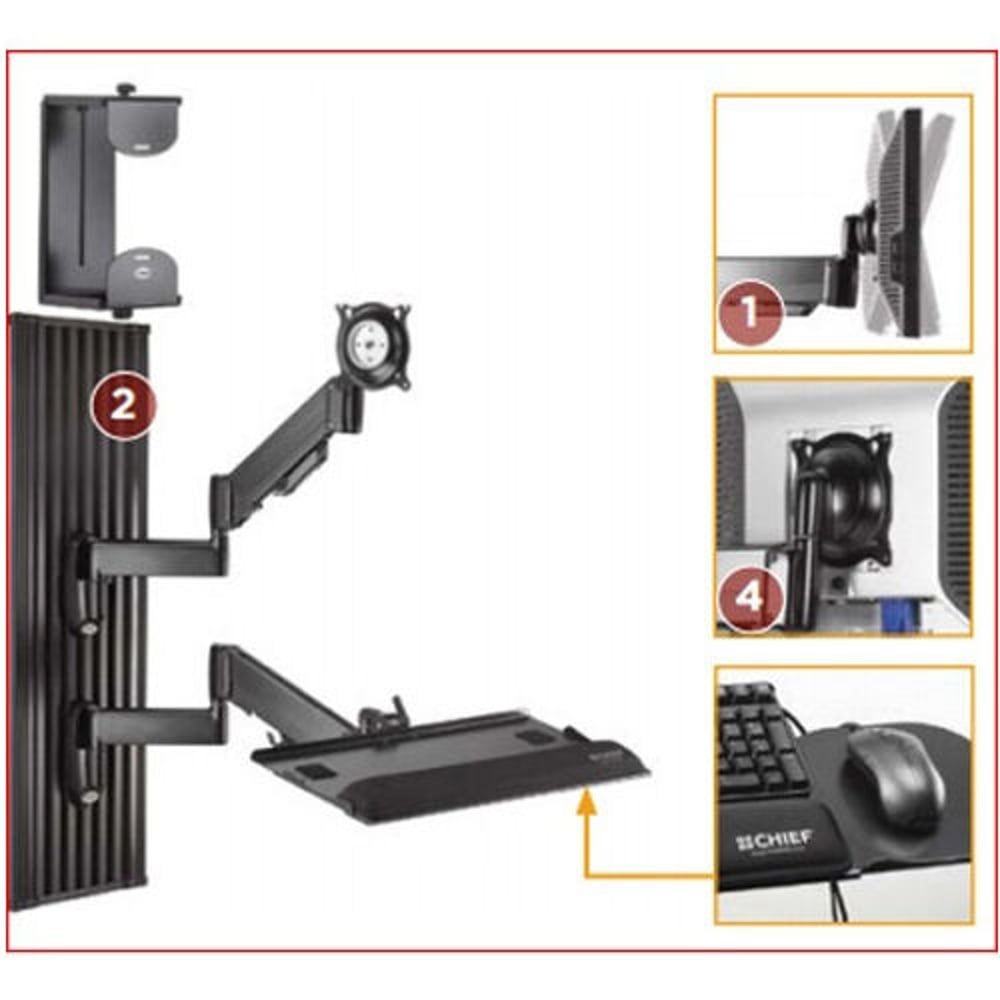 Chief KWT110B All In One Work Station