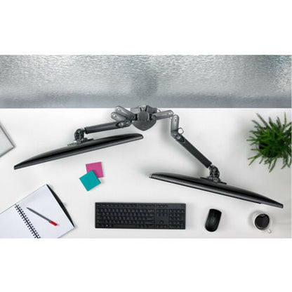 Chief KXC330S Kx Low-Profile Triple Monitor Arms, Column Desk Mount, Silver