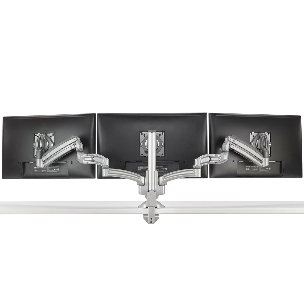 Chief KXC330S Kx Low-Profile Triple Monitor Arms, Column Desk Mount, Silver
