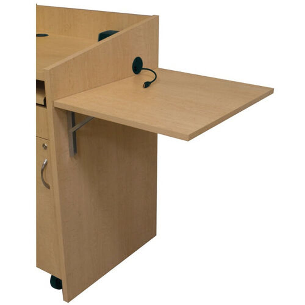 Middle Atlantic L2-FLIPSHELF-GE L2 Flipshelf, 21 Inch Wide, Grained Ebony Ash
