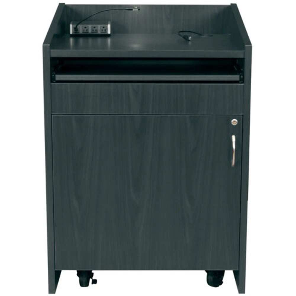 Middle Atlantic L2LDC2CCMGE L2 Lectern, 28W25D, Conn, Grained Ebony Ash