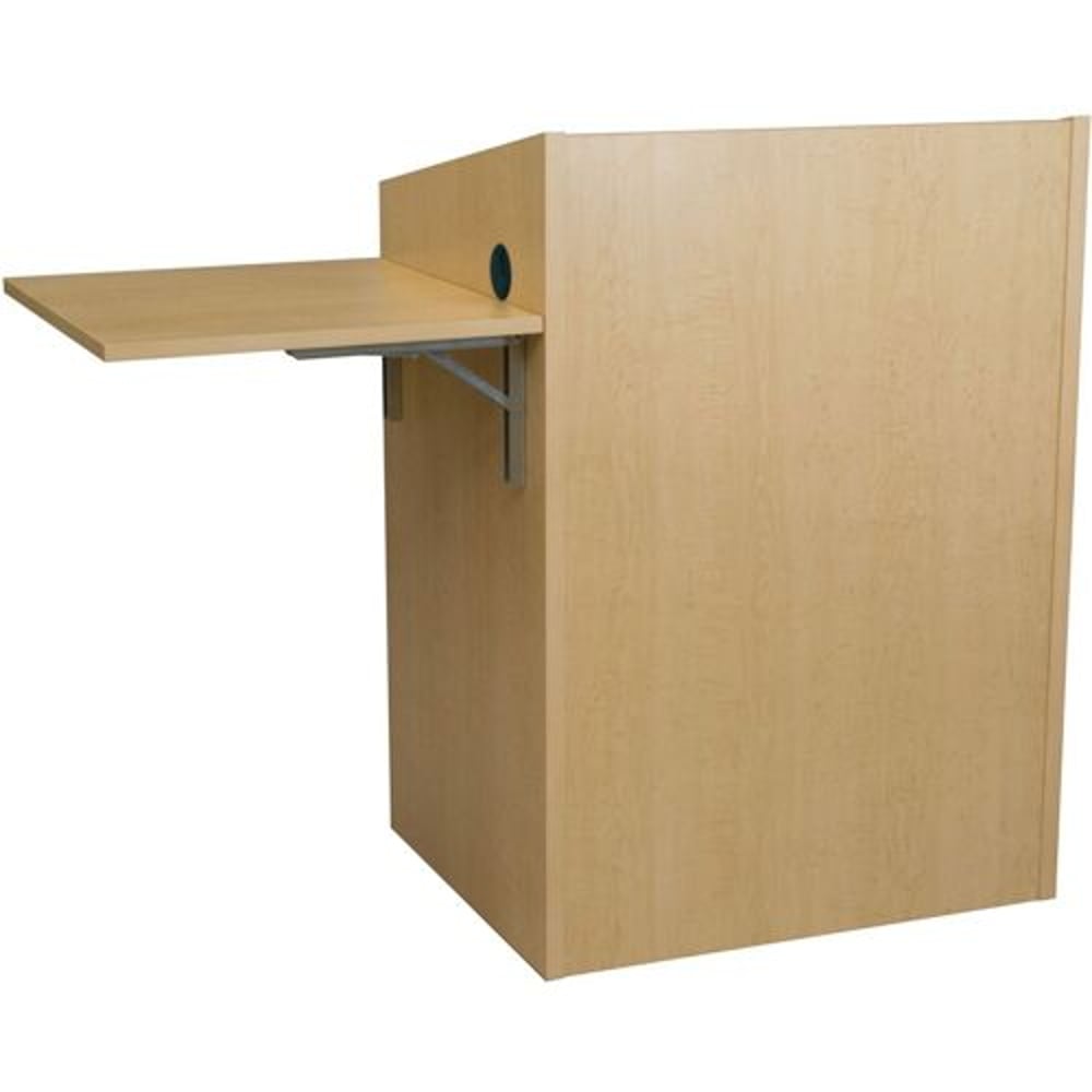 Middle Atlantic L2LDC2FCMKM L2 Lectern, 28W25D, Conn, Flip, Knotted Maple