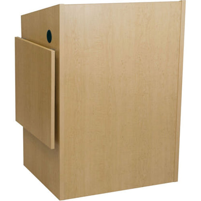 Middle Atlantic L2LDC2FCMKM L2 Lectern, 28W25D, Conn, Flip, Knotted Maple