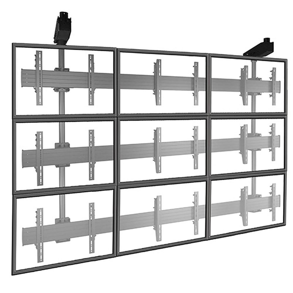 Chief LCM3X3U Fusion Micro-Adjustable Large Ceiling Mounted 3 X 3 Video Wall