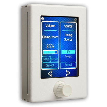 LEA Professional CS TOUCH-WHT Full Color Touch Screen With Rotary Encoder