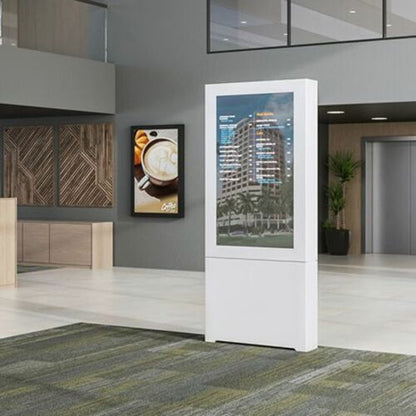 Chief LF55UWP 55" Portrait Floor Kiosk, White
