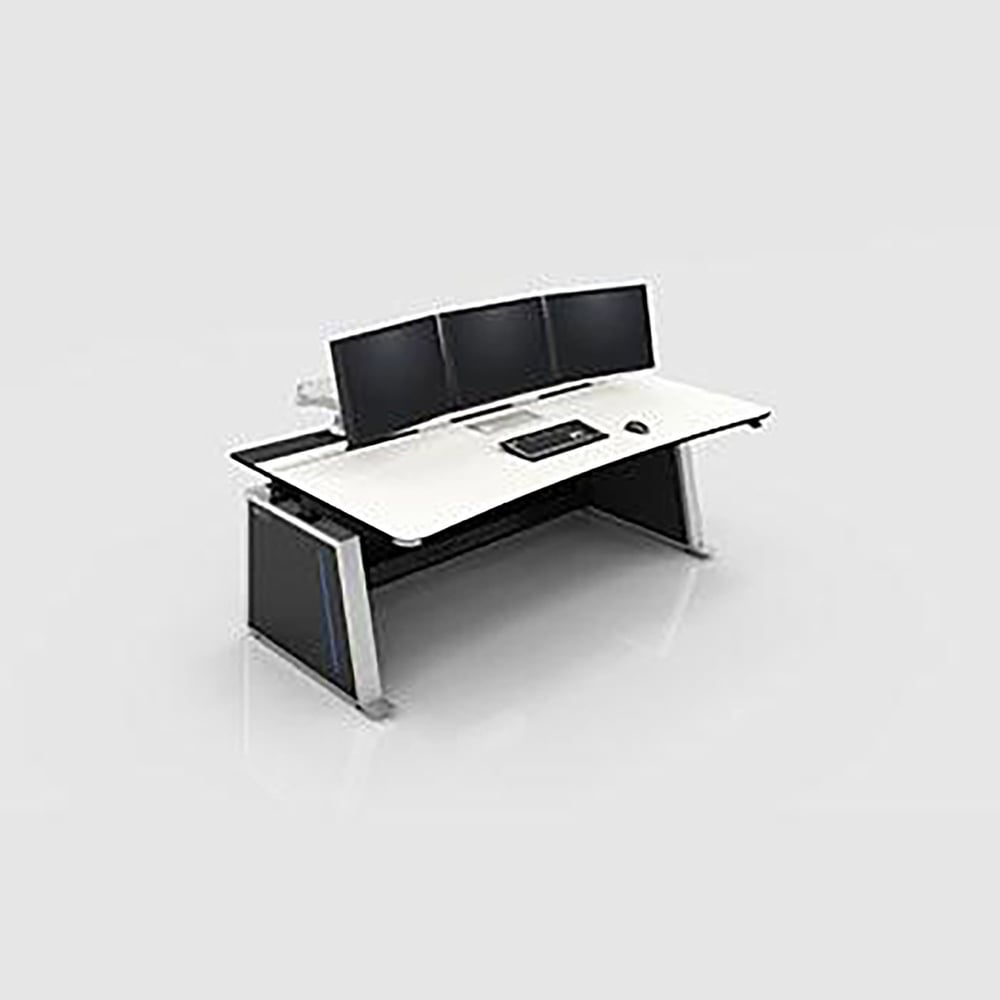 Middle Atlantic LH-VLCLHS Air 24/7 Height Adjustable Desk Console - Large - 83" Wide