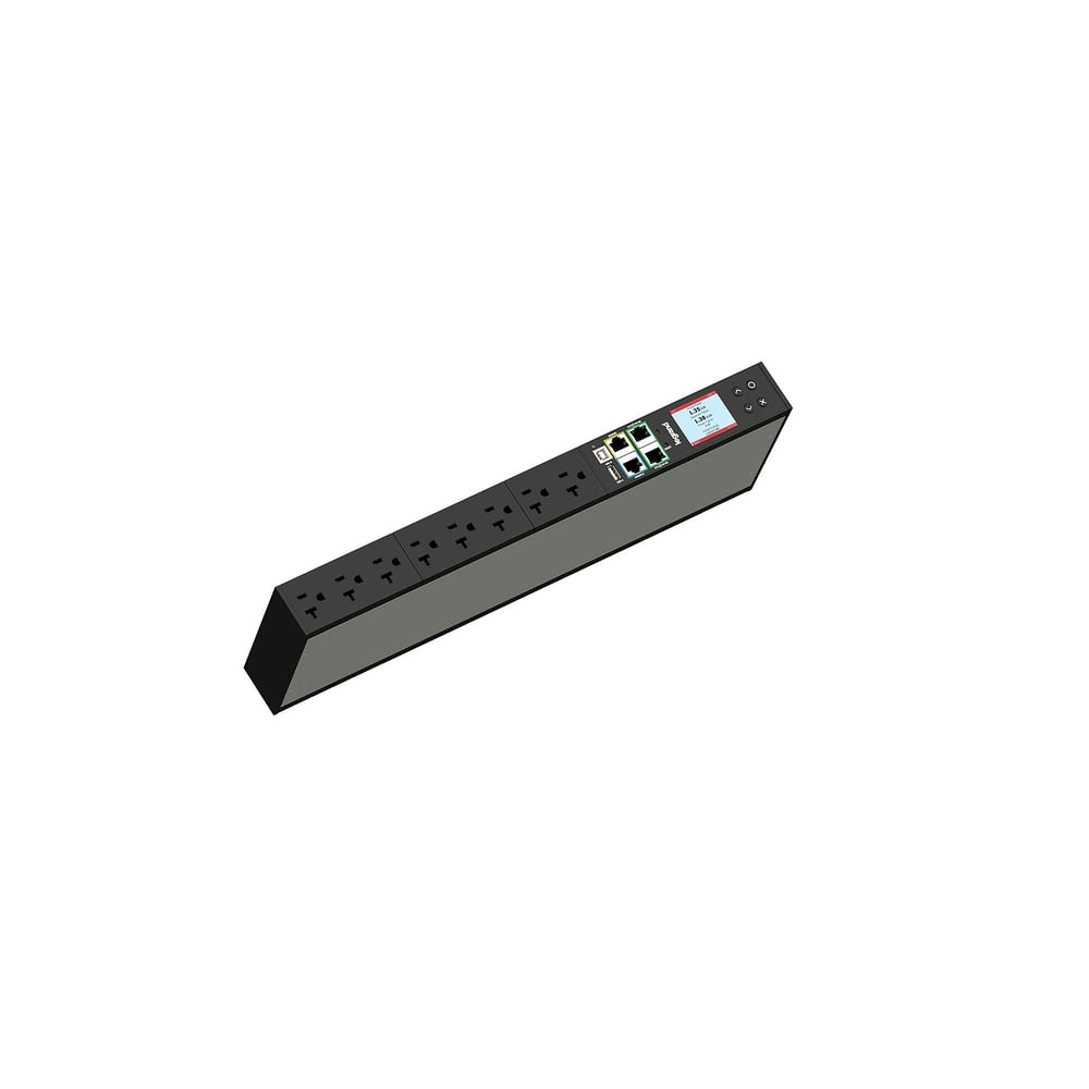 Middle Atlantic LP-41210 Network Metered 1Ru Pdu, 20A, 120V, 8 Outlet, Taa Compliant
