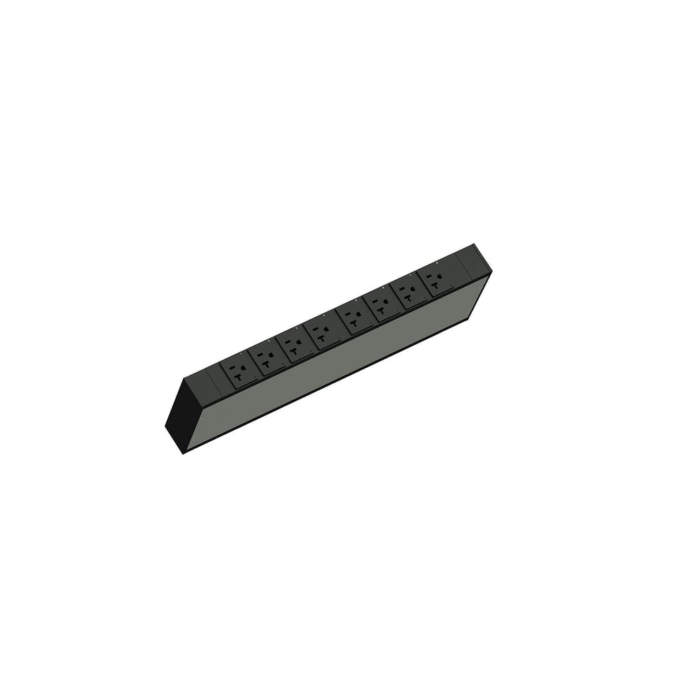 Middle Atlantic LP-61110 Network Switched 1Ru Pdu, 15A, 120V, 8 Outlet, Taa Compliant