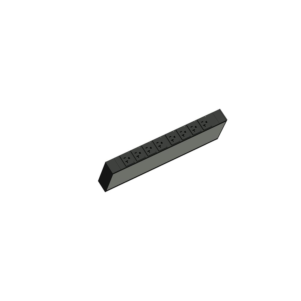 Middle Atlantic LP-61210 Network Switched 1Ru Pdu, 20A, 120V, 8 Outlet, Taa Compliant