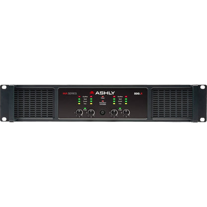 Ashly MA500.4 4-Channel Multi-Mode Power Amplifier, 4X500W At 2/4/8 Ohms And 70V/25V