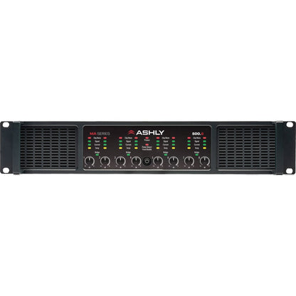 Ashly MA500.8 8-Channel Multi-Mode Power Amplifier, 8X500W At 2/4/8 Ohms And 70V/25V