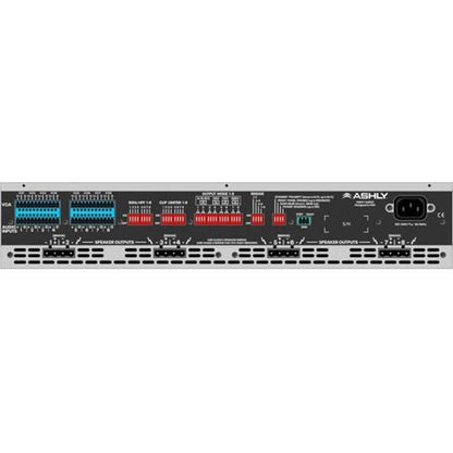 Ashly MA500.8 8-Channel Multi-Mode Power Amplifier, 8X500W At 2/4/8 Ohms And 70V/25V
