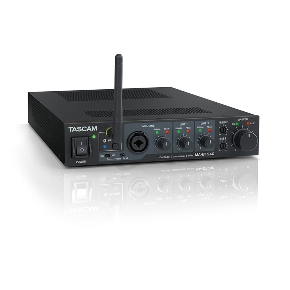 TASCAM MA-BT240 Mixing Amplifier With Bluetooth Reciever