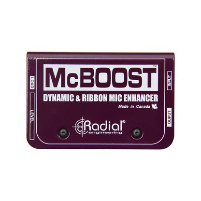 Radial McBoost Mic Signal Booster front