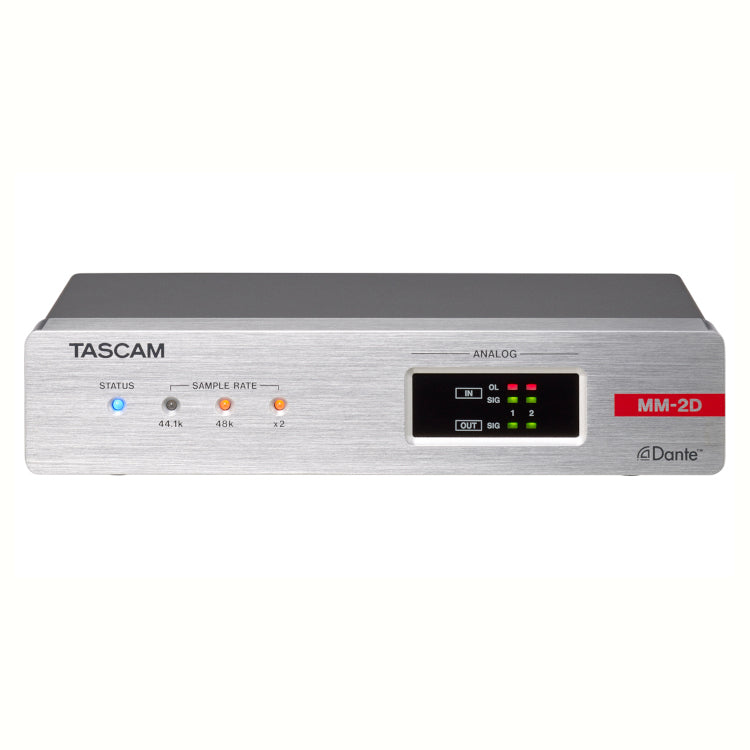 Tascam MM-2D-X 2-Channel Mic/Line I/O Dante Converter with DSP Mixer