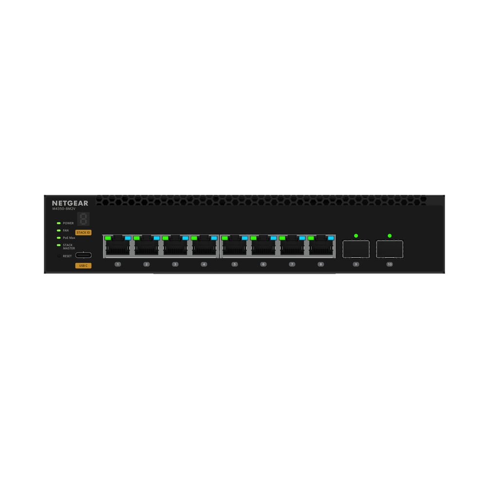 NETGEAR NETGER / MSM4310-100NES M4350-8M2V Managed Switch