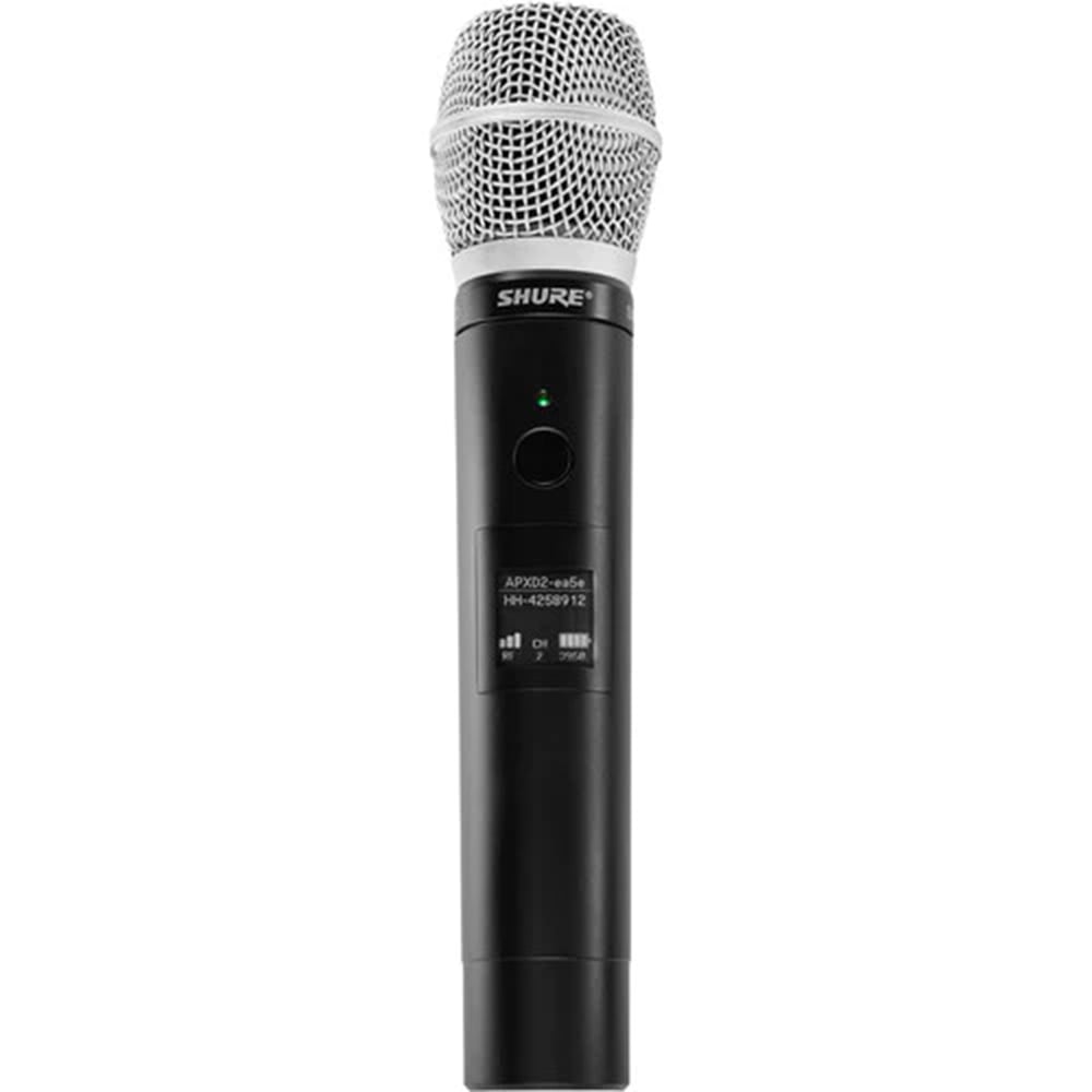 Shure MXW2X/SM86=-Z10 Handheld Transmitter With Interchangeable Mic Cartridge: Sm86