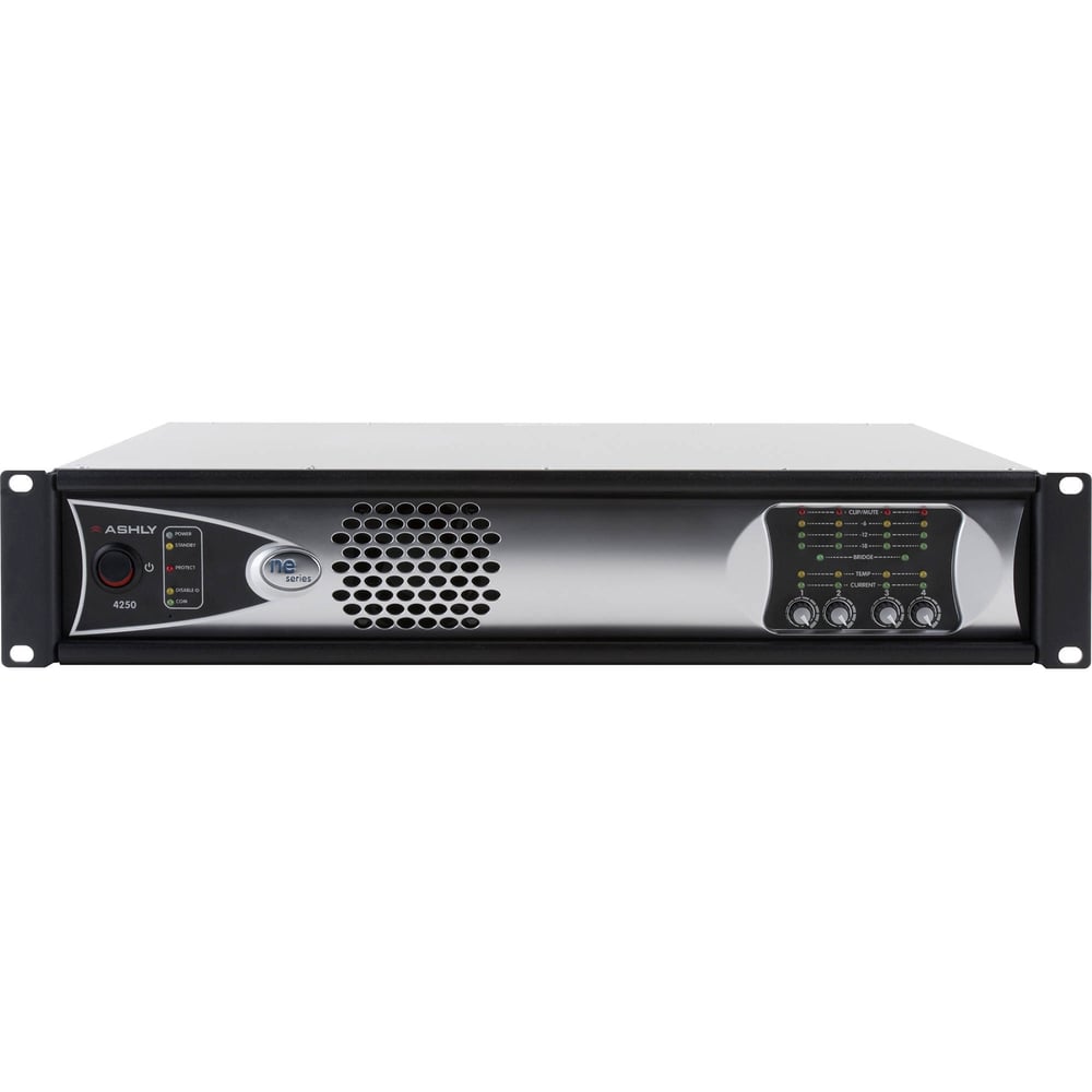 Ashly ne4250.70bd Ne4250.70 Network Amplifier With Dante And Opdac4 Option Cards