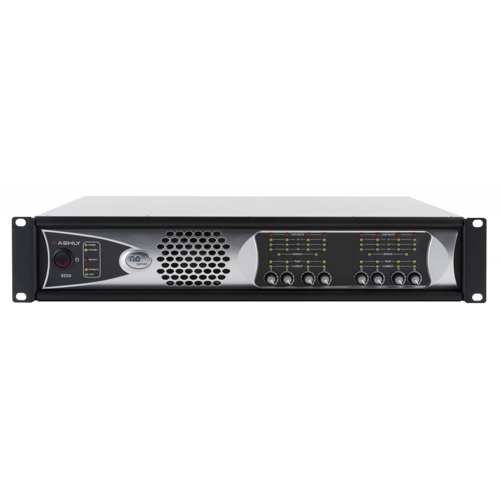 Ashly ne8250ped Ne8250Pe Network Amplifier With Dante Option Card