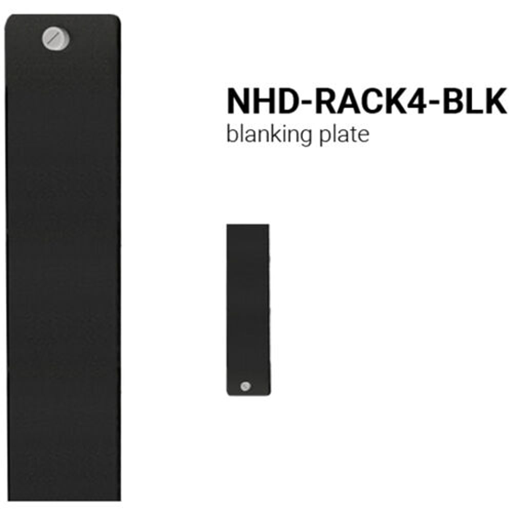 WYRESTORM NHD-RACK4-BLK Spare Or Additional Blanking Plate For