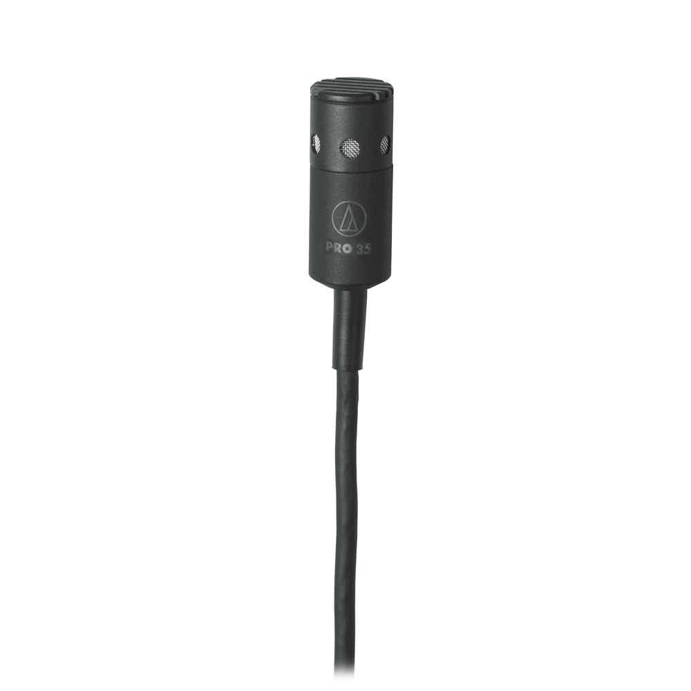 Audio-Technica PRO35CH Pro 35 Cardioid Condenser Clip-On Instrument Microphone Only, With 55" Cable Term