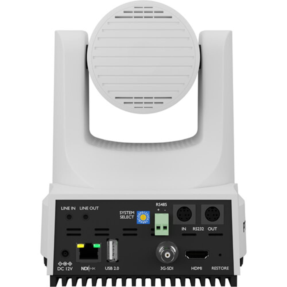 PTZOptics PT12X-STUDIO-4K-WH-G3 Studio 4K, A Hive-Linked Camera Featuring 12X Optical Zoom