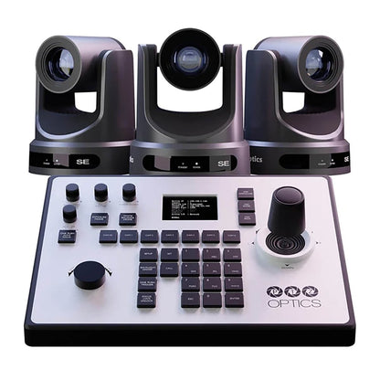 PTZOptics PT20XSE-PRODUCER-JOY4 (3) Pt20X-Se-Gy-G3 (1) Pt-Joy-G4 Ip / Serial Joystick & Cmp