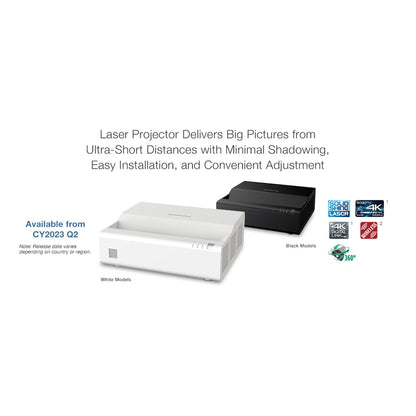 Panasonic PT-CMZ50BU 5200 Lumens, Wuxga, Ultra Short Throw, Laser Projector- Black